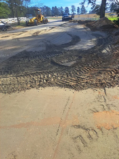 Asphalt driveway installation by Work Zone Construction Augusta GA