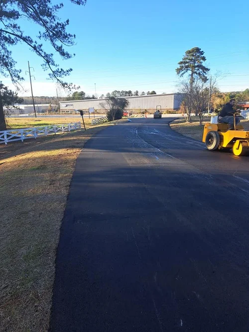 Work Zone Construction asphalt driveway paving Augusta GA