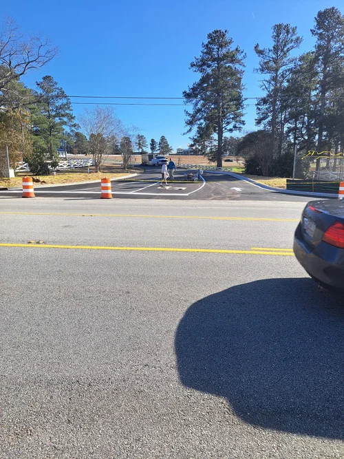 Finished asphalt driveway paving Augusta GA