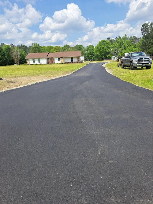 Asphalt driveway paving completed in Augusta GA