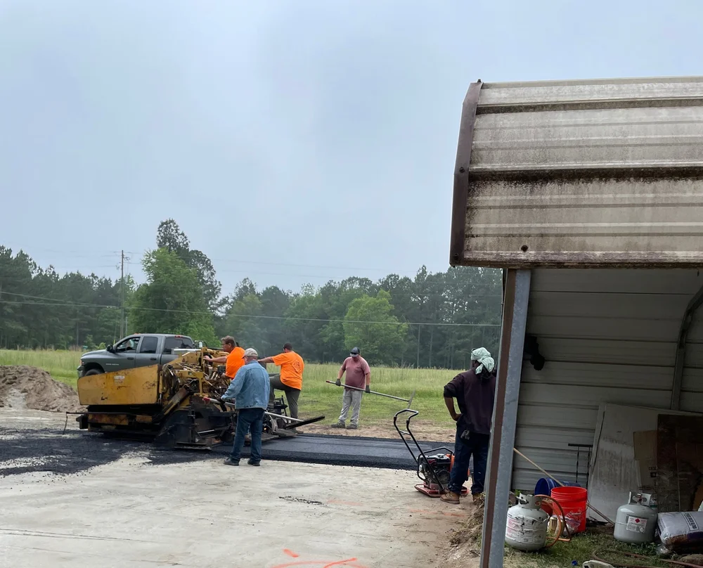 Residential asphalt paving installation in Augusta GA