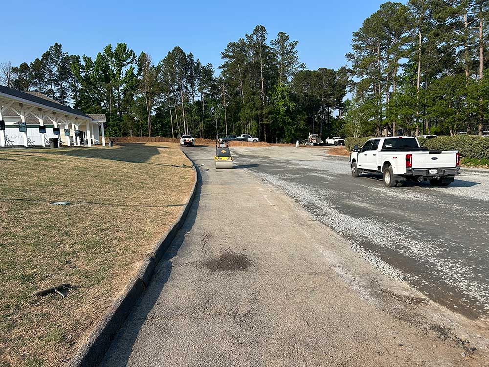 Road paving services by Work Zone Construction Augusta GA